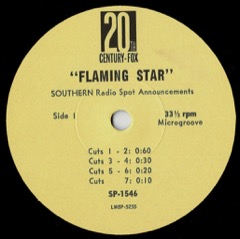Flaming Star - Radio Spots